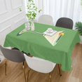 thumbnail image 2 of Yayeee Tablecloths 60" x 60" Rectangle Wrinkle Resistant Party Table Cover, Green Lemon Juice, 2 of 8