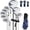 Men-Navy Blue, variant on XDriveMax 10 Pieces Complete Mens Golf Clubs Set Right Hand for Men Includes Stand Bag with Rain Hood, 1#Driver 3#Wood #5 Hybrid,with 3 Head Covers, 6# 7# 8# 9# PW# Irons and Putter Navy Blue