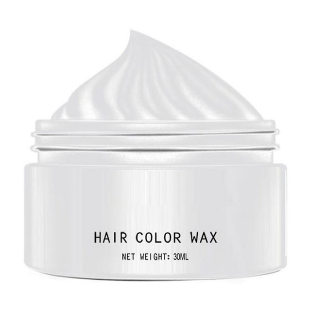 Puntoco Cera para el cabello de colores Barro para el cabello Peinado duradero Color natural Cera para el cabello desechable