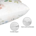 thumbnail image 3 of Pofeuu Wildflowers Print Polyester Microfiber Plush Pillowcases, Super Soft and Cozy Pillow Case Covers with Envelop Closure（Pillow core not included）-16"x24", 3 of 6