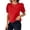 Red#146, variant on Stichou Women's Short Puff Sleeve Sweaters Knit Tops Trendy Crewneck Striped T Shirts Casual 2026 Summer Blouses Green XL