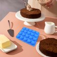 thumbnail image 6 of Lerpwige 20 Cavity Silicone Sphere Baking Mold For Cakes Chocolates Ice Cream Nonstick Easy Release Dishwasher Safe, 6 of 8
