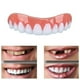 thumbnail image 1 of Dentaduras postizas de silicona para la parte superior e inferior, carillas dentales, pasta para dentaduras postizas, dientes falsos temporales, herramienta para blanquear los dientes, 1 of 5