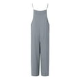 thumbnail image 4 of Womens Casual Jumpsuit Comfortable Shoulder Strap Loose Jumpsuit Pocket Summer Fashion Jumpsuit Womens Rompers Casual Jumpsuits for Women Denim Jumpsuit Women Fabric Overalls Maternity Dungarees, 4 of 4