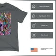 thumbnail image 4 of Tee Hunt Dean Russo Cute Love You Basset T-Shirt Colorful Dog Pet Men's Tee, Charcoal, 3X-Large, 4 of 5