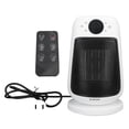 thumbnail image 2 of Electric Heater Mini Heater PTC Fast Heating Quiet Operation Safe Adjustable Temperature Remote Control Heater Fan for Office US Plug 120V, 2 of 5