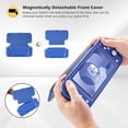 thumbnail image 5 of ProCase Flip Cover for Nintendo Switch Lite with 2 Pack Tempered Glass Screen Protectors, Slim Protective Case with Magnetically Detachable Front Cover for Nintendo Switch Lite 2019 -Blue, 5 of 8