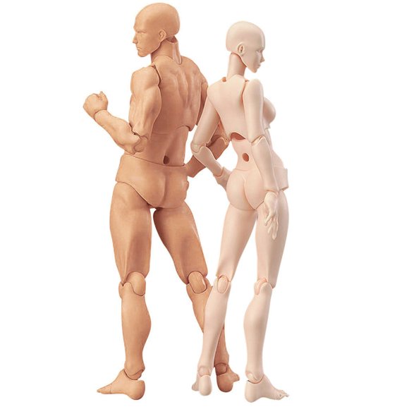 HUASHENG Figurines de Dessin pour Artistes Figurine d'Action Modèle Mannequin Humain Ensemble Homme et Femme