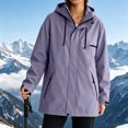 thumbnail image 4 of Women's Zipper Hoodie with Pockets Adjustable Drawstring Long Sleeves Camping Athletic Jacket L, 4 of 9