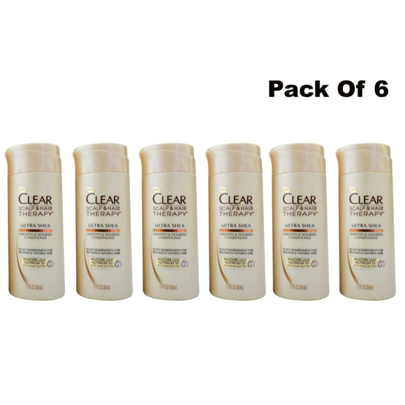 Clear Scalp & Hair Therapy Shea Smooth & Nourish Conditioner 1.7 fl oz 6 Pack