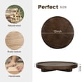 thumbnail image 4 of Bandeja decorativa zoocatia, redonda, de madera, para baño, 4 of 5