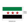 thumbnail image 3 of 90*150cm/3FT*5Ft/59*35IN Syrian Flag Syrian Flag With Brass Grommets And Double Stitched Edges g20242672499, 3 of 5
