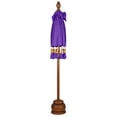 thumbnail image 2 of Koyal Wholesale Bali Umbrella Stand, Purple 34-Inch Tall Moroccan Style Home Decor Items, Free Standing Umbrella, 2 of 4