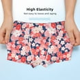 thumbnail image 3 of Yiaed Japanese Cherry Blossoms Print Boys' Boxer Briefs Cotton Casual Stretch Comfort Boys Boxers - Kids Boxer Briefs Underwear for Boys (6-18)-Small, 3 of 5