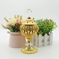 thumbnail image 4 of Gold Vintaged Frankincense Holder Stand For Aromatherapies Home Church Decoration, 4 of 13