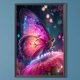 thumbnail image 1 of Cuadros Decorativos 5D bricolaje cuadrado completo taladro diamante pintura mariposa Kit decoración del hogar (ZQA673) Wdftyju embutido en tela, 1 of 1