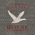 thumbnail image 3 of Penner, Janelle 12x12 Black Modern Framed Museum Art Print Titled - Soft Lodge II Dark with Red, 3 of 5