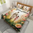 thumbnail image 3 of Personalized Jesus and Little Girl Walking The Path Quilt Bedding Set – Custom Name Christian Quilt Blanket & Pillowcases, Faith Bedroom Decor, Inspirational Religious Gift for Believers, 3 of 9