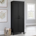 thumbnail image 4 of Pemberly Row Armoire de Rangement à 2 Portes en Bois d'Ingénierie, Chêne Corbeau, 4 of 11