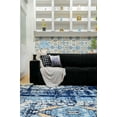 thumbnail image 4 of Furnish My Place Abstract Design Area Rug - 2 ft. x 4 ft., Navy, Floor Rug with Rustic Print, 4 of 7