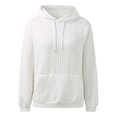 thumbnail image 5 of Vedolay Women Hoodless Hoodies Fashion Puffed Sleeved Printed Long Sleeve Active Wear T-Shirt Clothes for Women White,L, 5 of 5