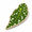 Green, variant on Green Leaf-Shaped Sisal Cat Pad For Wall And Floor, Large Scratch Mat For Indoor Cats