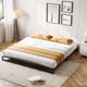 thumbnail image 4 of King metal marco de cama - heavy-duty steel construction con metal slat support, no box spring required, 4 of 8