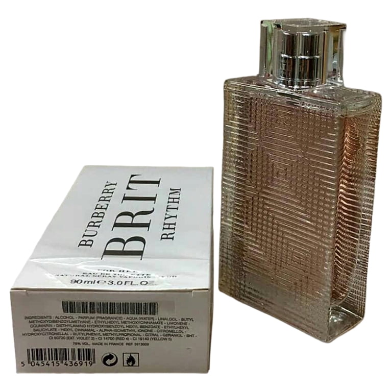 Burberry Brit Rhythm Eau de Toilette Perfume for Women, 3 Oz Full