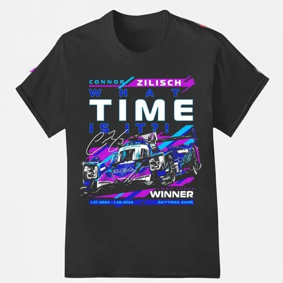 Reprint Rare Collection Connor Zilisch #88 Racing Gift T Shirt S-5XL Cotton Black AG612