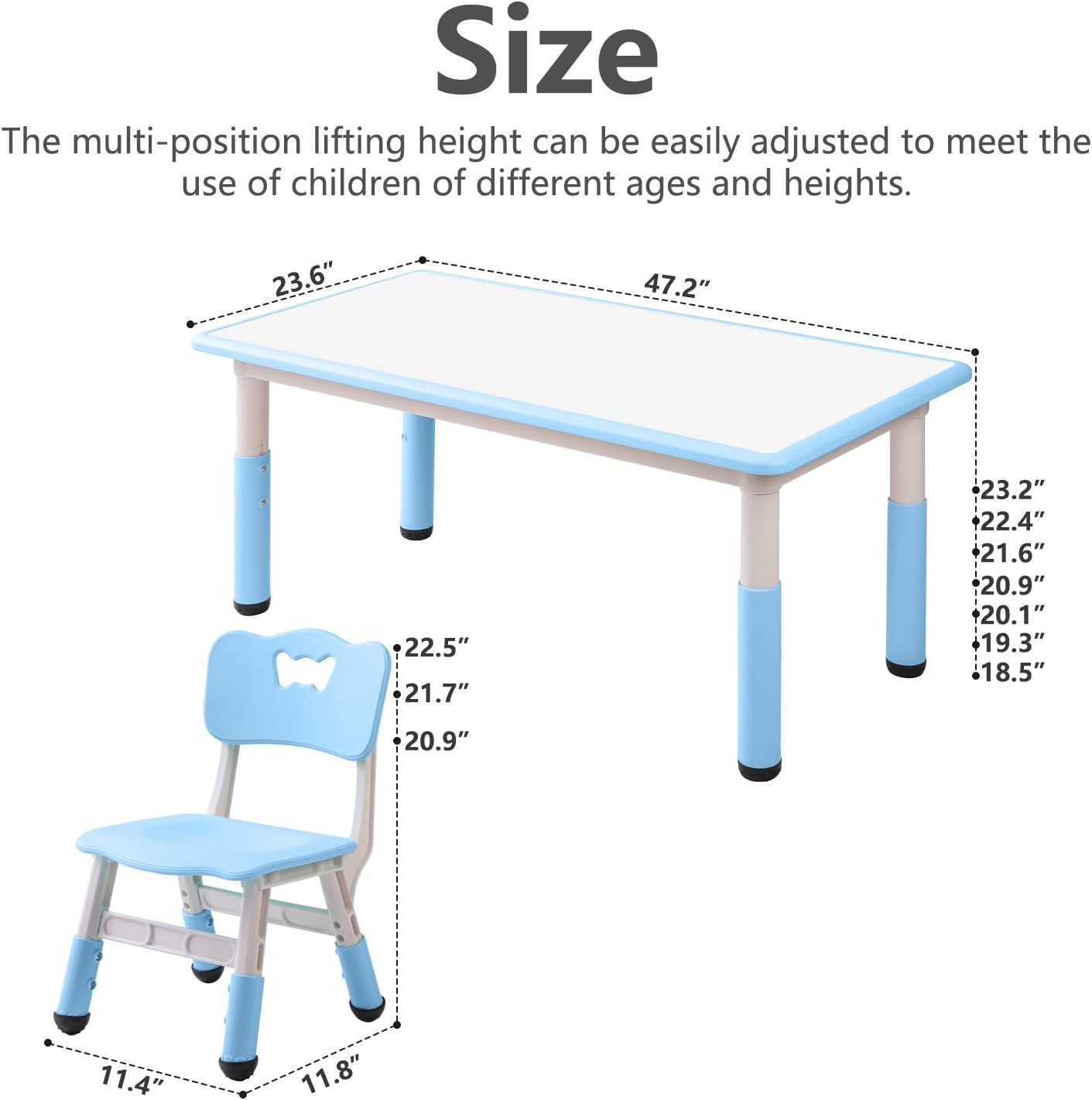 Lovely Baby Table Set Ocean Series Kids Play Table and Chair - China  Kindergarten Table and Chair, Modern Children Home Furniture