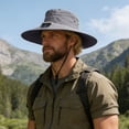 thumbnail image 2 of Shadoumai Solar Fan Hat, Wide Brim Sun Cap with 2 Solar Sun Protection Fans, USB and Solar Powered Fan Hat, 2 of 6
