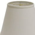 thumbnail image 3 of 14" White Linen Empire Lampshade with Washer Fitter - Slant Design for Table & Floor Lamps, 3 of 7