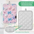 thumbnail image 3 of 2 Pack Pot Holders for Kitchen Heat Resistant Hot Pads Sets for Cooking Baking Seashells and Bows, 3 of 7