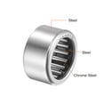 thumbnail image 3 of Uxcell Needle Roller Bearings, Open End Stamping Steel Drawn Cup, Metric 16mm x 22mm x 12mm/ 0.63" x 0.87" x 0.47", 3 of 5