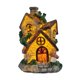 thumbnail image 4 of Adorno navideño de escritorio con forma de casa y luz de resina, miniatura para decoración navideña de escritorio, ideal para escaparates, festivales, 4 of 8