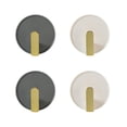 thumbnail image 1 of POINTERTECK L-Shaped Sticky Household Hooks Self Adhesive Hooks   Reusable Seamless Hooks Strip Hook   Cable Management For Desktop Shower Room Kitchen Hanging Hooks, 1 of 2