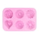 thumbnail image 4 of Molde de silicona para tartas - Reutilizable, antiadherente, apto para horno - para chocolate/caramelos/jabón, proyectos de manualidades DIY, 4 of 8