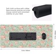 thumbnail image 2 of Gaming Mouse Pad Large Desk Mat,Desk Pad Extended Keyboard Pad,Anti-Slip Rubber Base Mouse Pad for Women Girls Work,Game,Office,Home 35.4"X15.7",Vintage Floral Rosebud, 2 of 6
