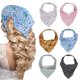 thumbnail image 1 of 6 PCS Floral Head Kerchief Headband Chiffon Hair Bandanas Elastic Hair Band Scrunchies Boho Hair Scarf Hairbands Cute, 1 of 3