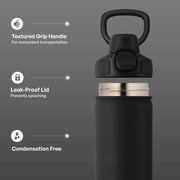 TAL 28oz Stainless Steel Ranger Push Lock Lid Water Bottle, Black