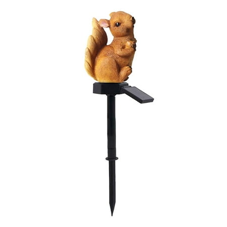 

Aousin Solar Power LED Squirrel Lawn Light Outdoor Waterproof Yard Landscape Lamp