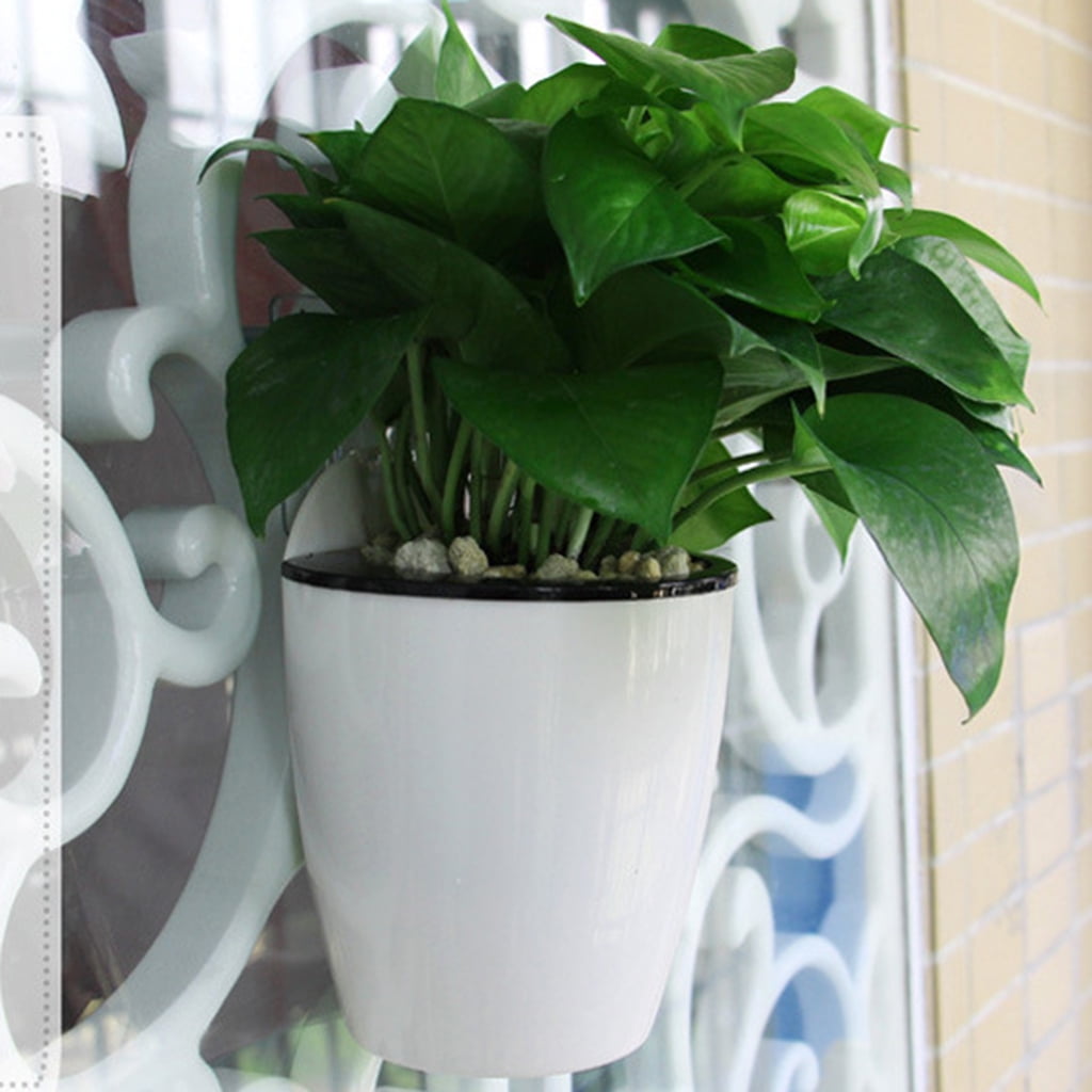 4Pcs Self Watering Planter - Hanging Planter Pot Plants, Aloe, s, African Violets, Succulents - S