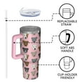 thumbnail image 4 of OBREWU Pit Bull Terrier Tumbler with Handle and Lid,Pit Bull Terrier 40oz Double Wall Vacuum Insulated Tumbler,Cups Gift for Women and Men, 4 of 7