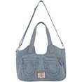 thumbnail image 1 of Bolso de mano True Religion, bandolera vaquera, 33 x 38 x 13 cm, 1 of 7