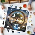 thumbnail image 3 of Wooden Puzzle Series - Adult and Children's Education Puzzle Games and Home Decoration Art - Underwater World, Castle Art, Etc, 3 of 6