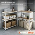 thumbnail image 3 of Set de 2  Estantes Metálicos Organizador Anaquel Mueble 5 Niveles, 3 of 7