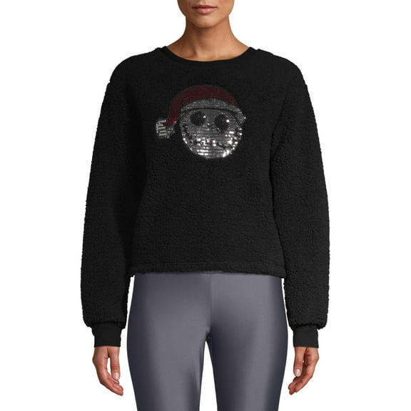 Disney Women's Jack Skellington Nubby Fleece Sweatshirt