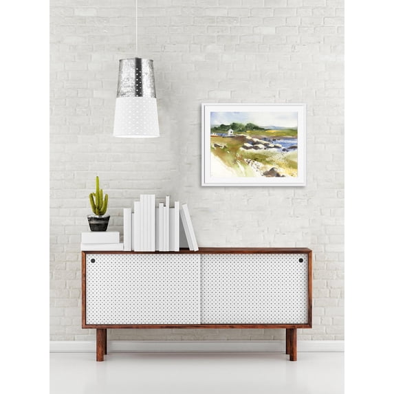 Surya Eternal Seaside Inlet - 48" x 38" Wall Art MB144A001-4838
