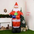 thumbnail image 1 of Muñeco inflable de Papá Noel montado en oso polar para Navidad, juguete inflable para interior y exterior, decoración navideña para jardín, 1 of 5