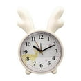 thumbnail image 3 of Langgg Nordic Style Cute Rabbit Deer Shaped Alarm Clock for Bedroom Yellow Deer, 3 of 9